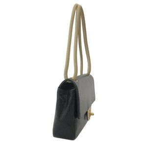 Chanel Black Shoulder Bag Ivory
